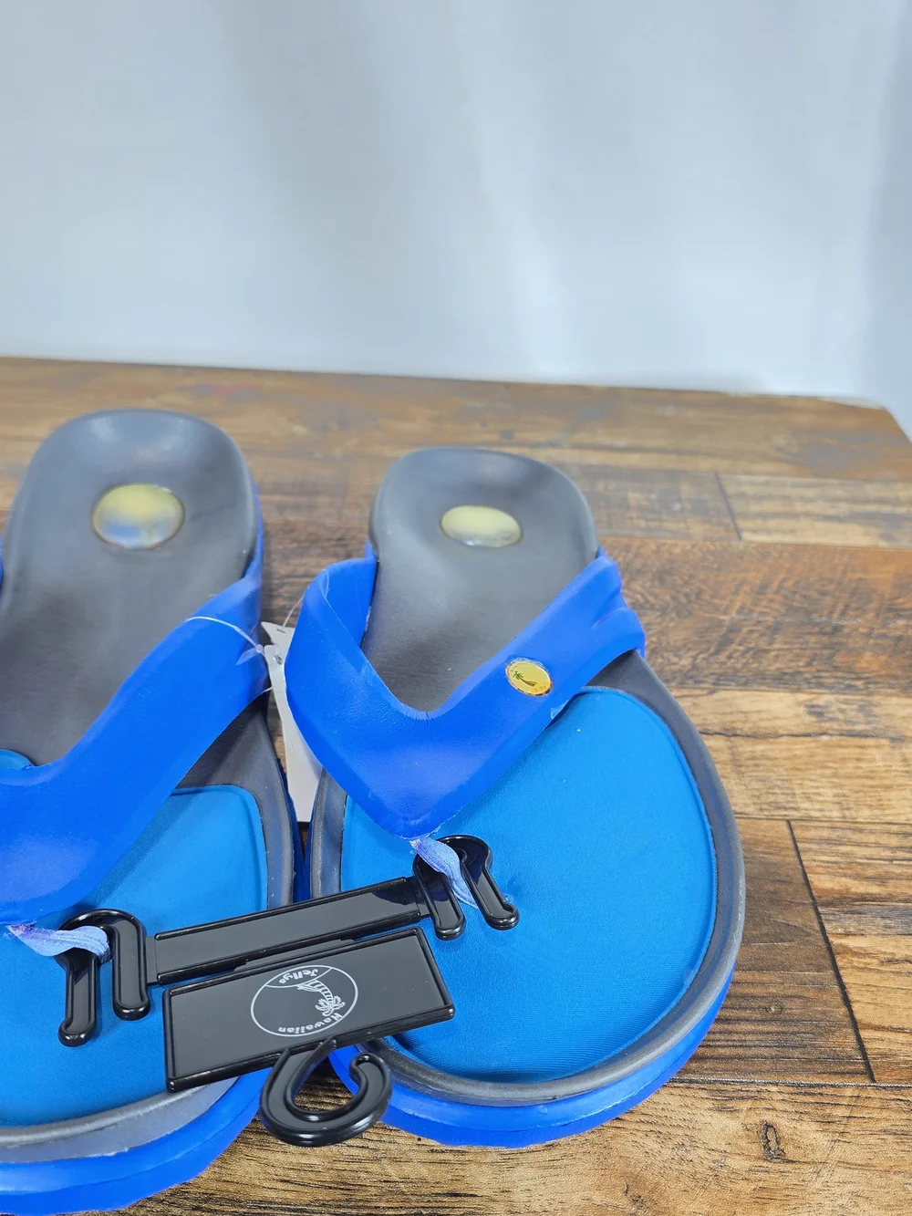 Comfort Foam Blue Men's Thong Sandals Size 11